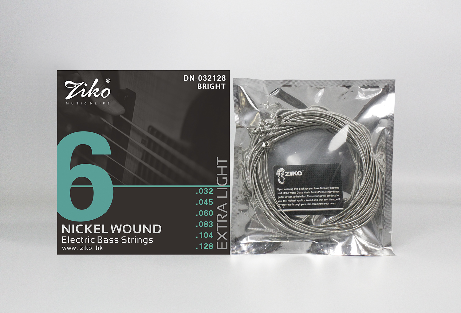 Ziko 6 bass strings DN-045-6