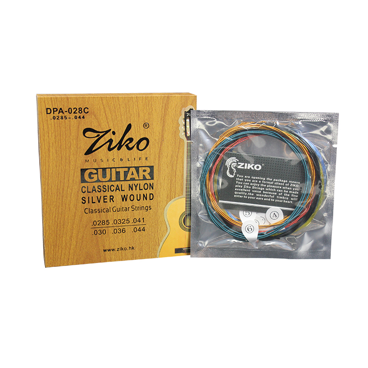 Ziko Coated colorful classical guitar strings DPA-028C