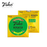 Ziko brass acoustic guitar strings DCZ-010/011/012