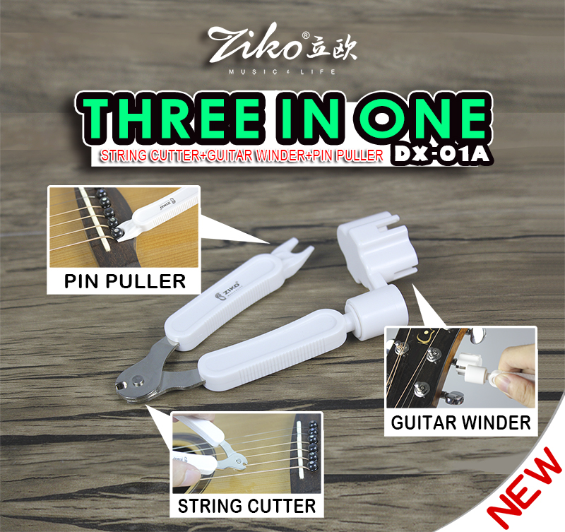 Three in one guitar string winder DA-01X